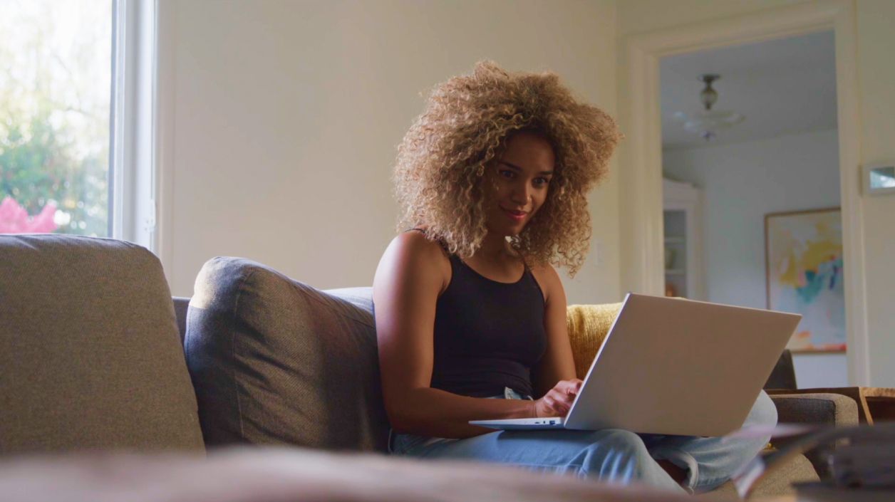 Woman working on LivePlan