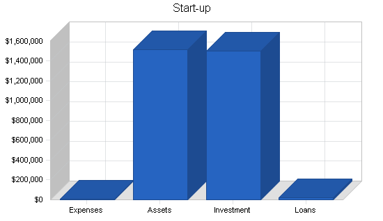 Medical software business plan, company summary chart image