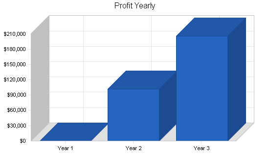 Regional airline business plan, financial plan chart image