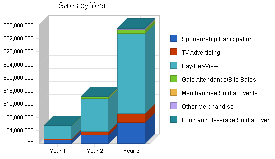 Wrestling entertainment business plan, strategy and implementation summary chart image