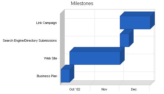 Sbp, educational website business plan, strategy and implementation summary chart image