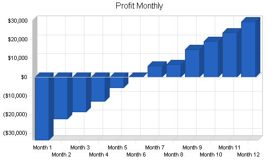 Document storage business plan, financial plan chart image