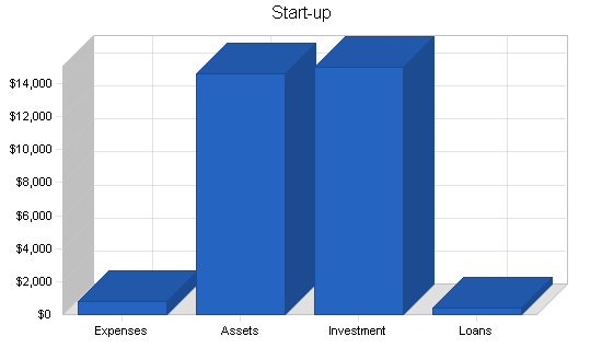 Video television production business plan, company summary chart image