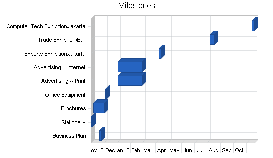 Global marketing business plan, strategy and implementation summary chart image