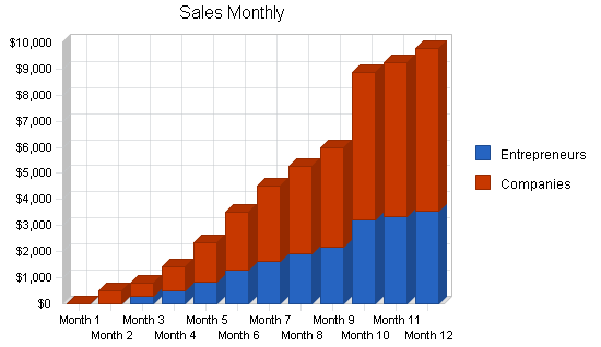 Office equipment rental business plan, strategy and implementation summary chart image