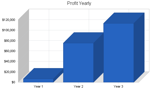 Theatrical music producers business plan, financial plan chart image