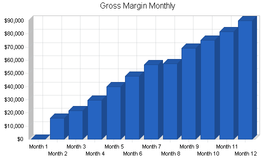 Document storage business plan, financial plan chart image