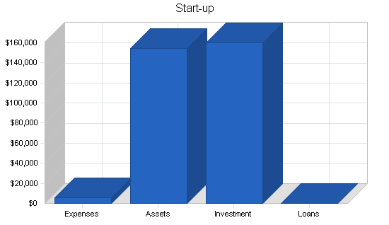 Government services business plan, organization summary chart image