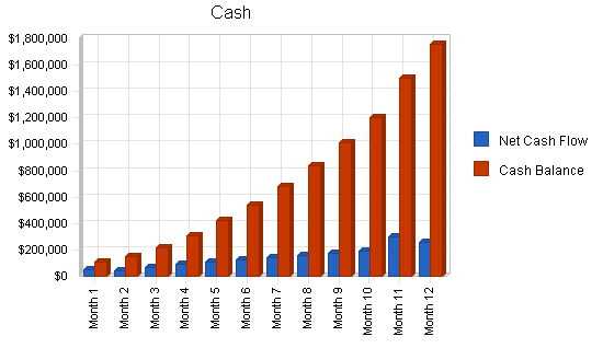 Asp software developer business plan, financial plan chart image