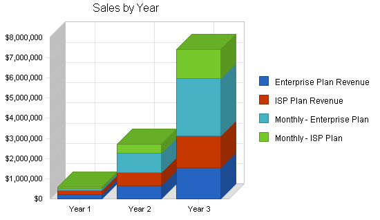 Wireless datacomm business plan, strategy and implementation summary chart image