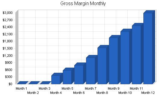 Mlm cleaning products business plan, financial plan chart image