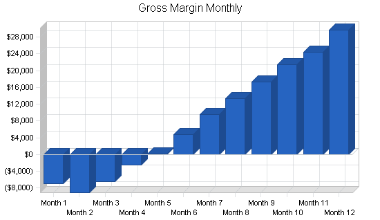 Holding company business plan, financial plan chart image