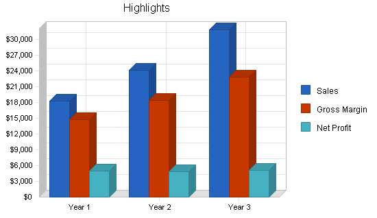 Soho computer consulting business plan, executive summary chart image