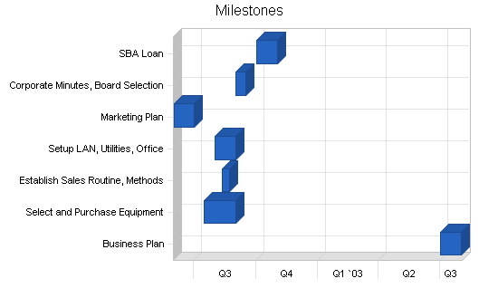 Business consulting business plan, strategy and implementation summary chart image