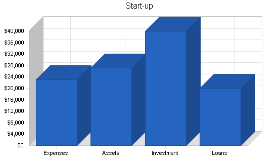 Dry cleaning home delivery business plan, company summary chart image