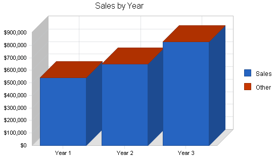 Health club business plan, strategy and implementation summary chart image