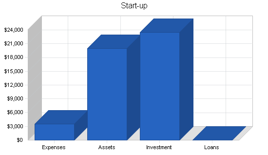 Marketing consulting business plan, company summary chart image