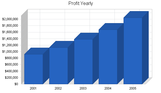 Global marketing business plan, financial plan chart image