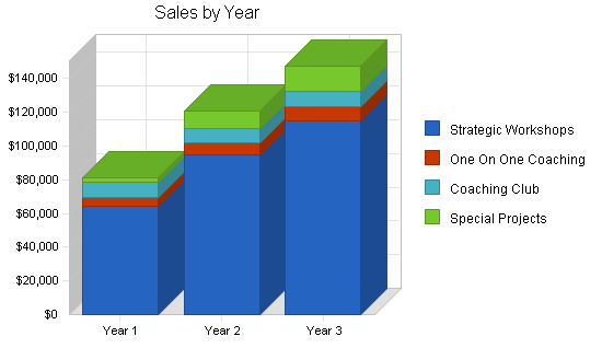 Management consulting business plan, strategy and implementation summary chart image