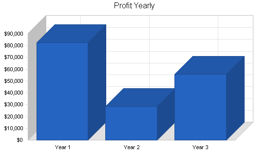 Dog and cat kennel business plan, financial plan chart image