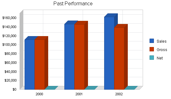 Auditing and consulting business plan, company summary chart image