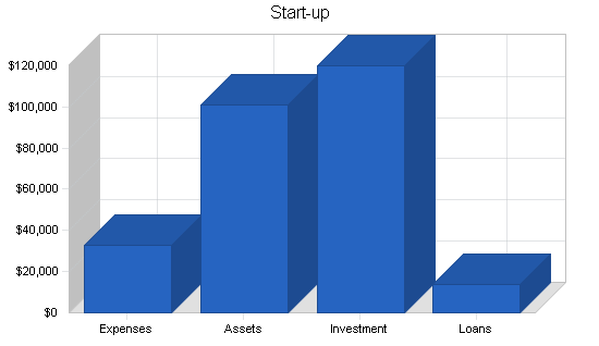 Roller skate rink business plan, company summary chart image