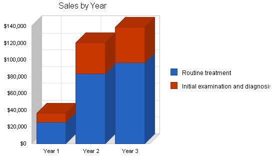 Chiropractic business plan, strategy and implementation summary chart image