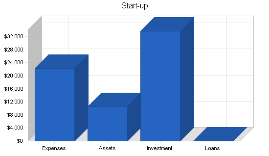 Management consulting business plan, company summary chart image