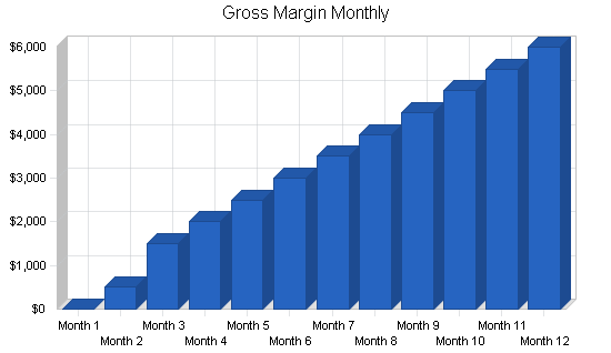 Automated accounting business plan, financial plan chart image