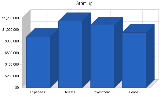 Print shop website business plan, company summary chart image