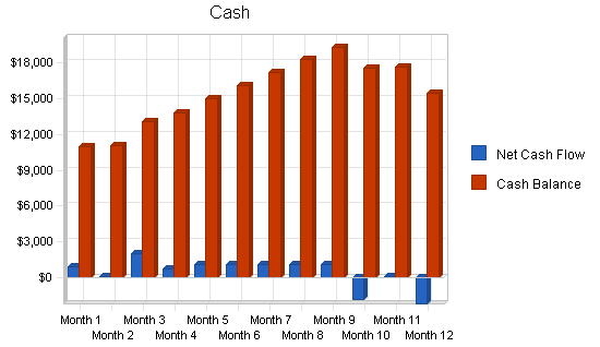 Shaved ice beverage business plan, financial plan chart image