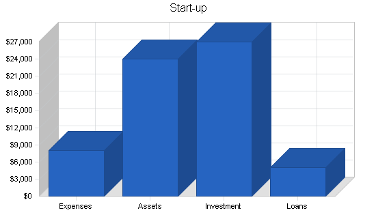 Personal insurance agent business plan, company summary chart image