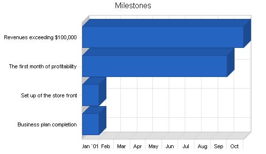 Bridal gown shop business plan, strategy and implementation summary chart image