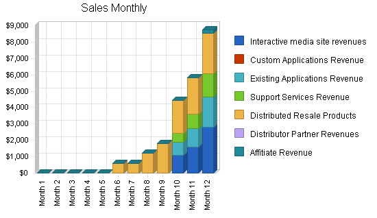 Database software business plan, strategy and implementation summary chart image