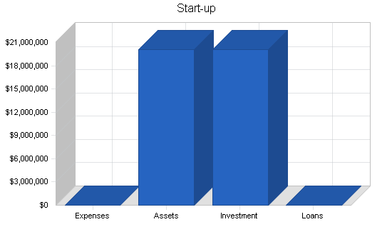 Investment company business plan, company summary chart image