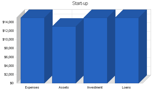 Insurance agency business plan, company summary chart image