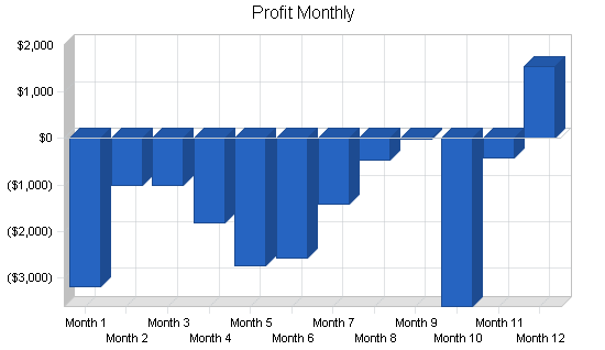 Surveyor instrument business plan, financial plan chart image