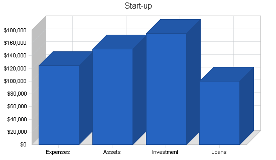 Computer programming business plan, company summary chart image