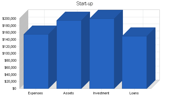 E-commerce internet business plan, company summary chart image