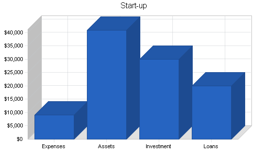 Mlm cleaning products business plan, company summary chart image