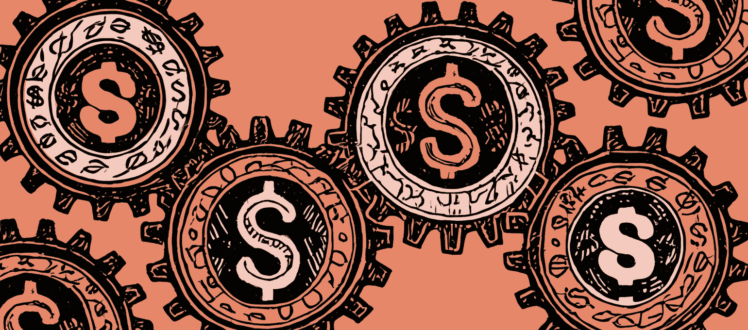 Gears and cogs intertwined and running. Represents the operations of your business.